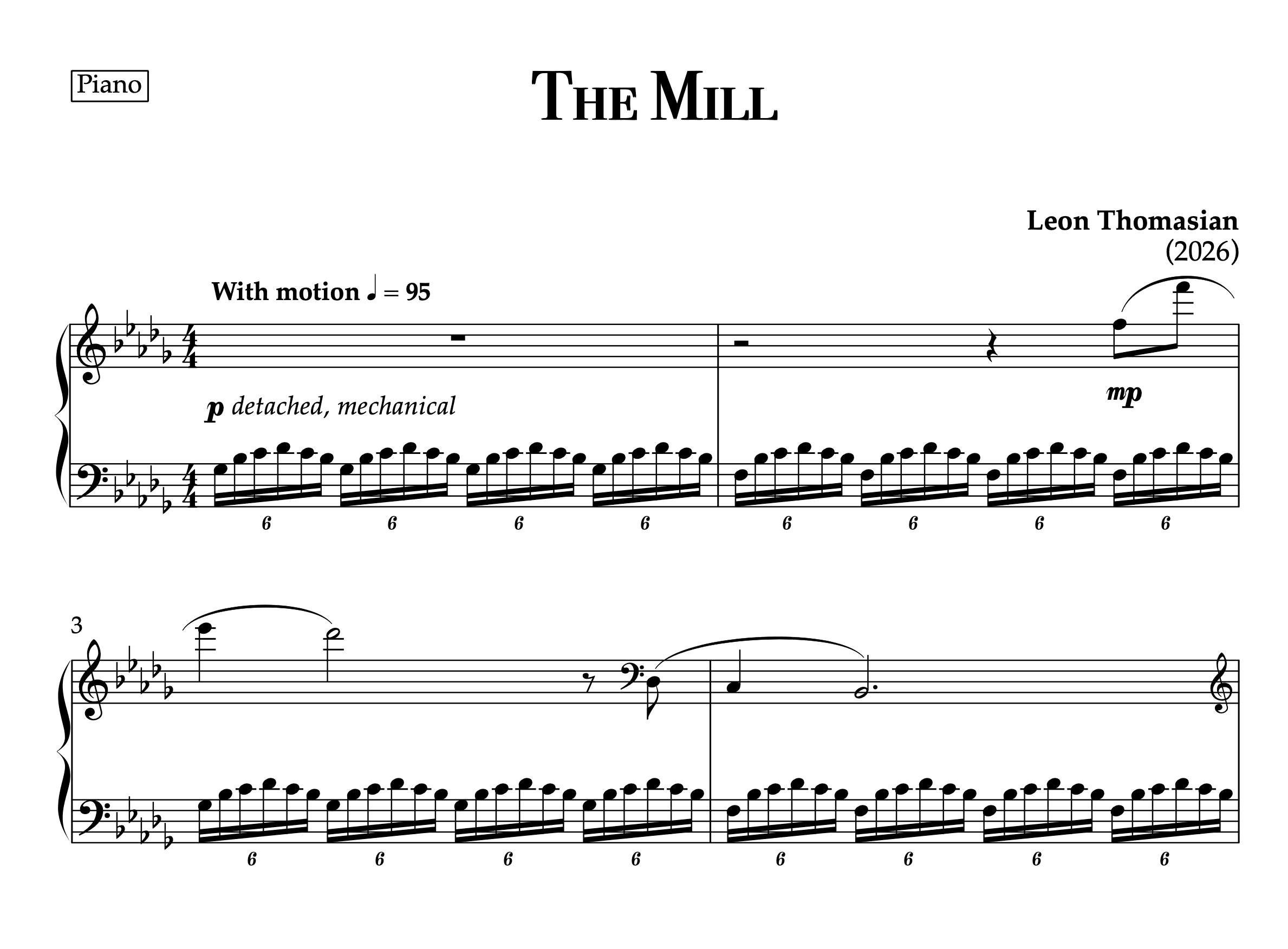 The Mill — score preview